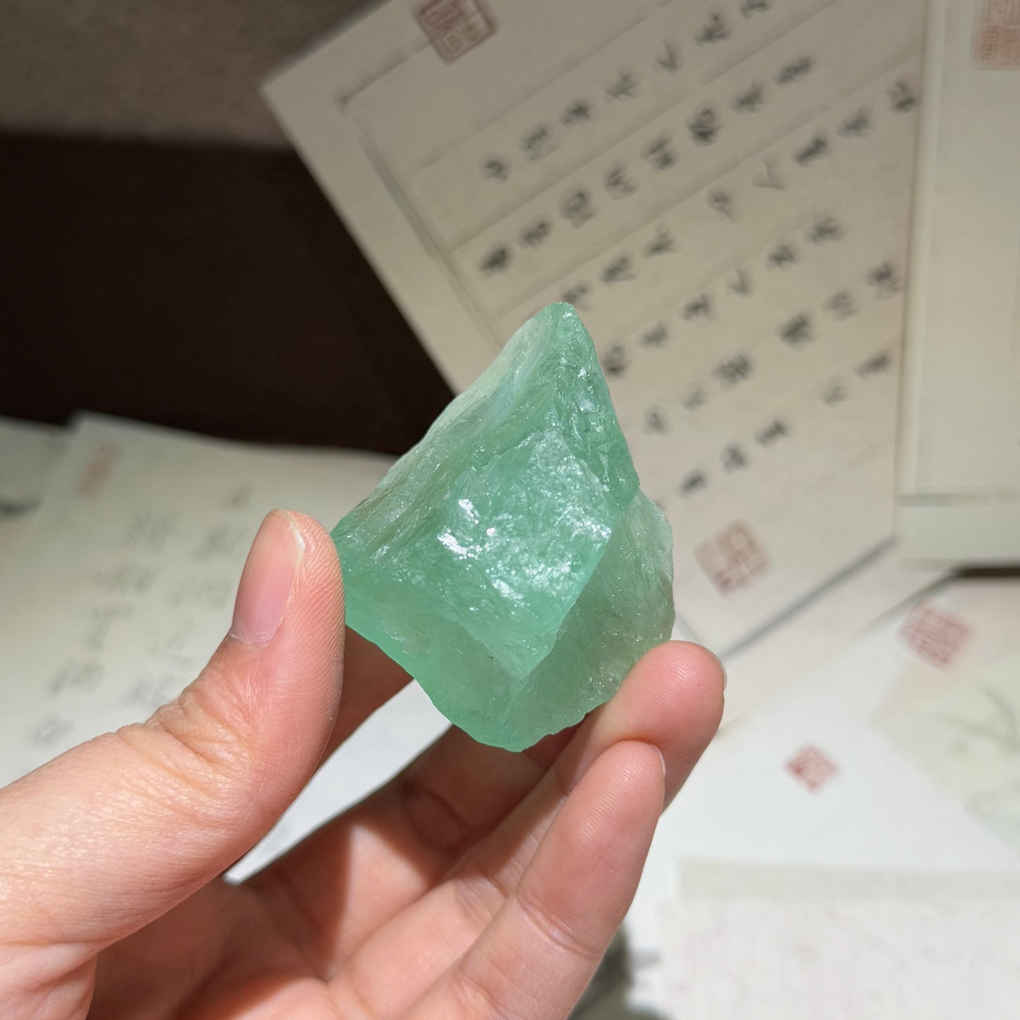 Crystal raw stone diffuser stone aromatreatment stone powder white purple yellow green fluorite crystal home decoration