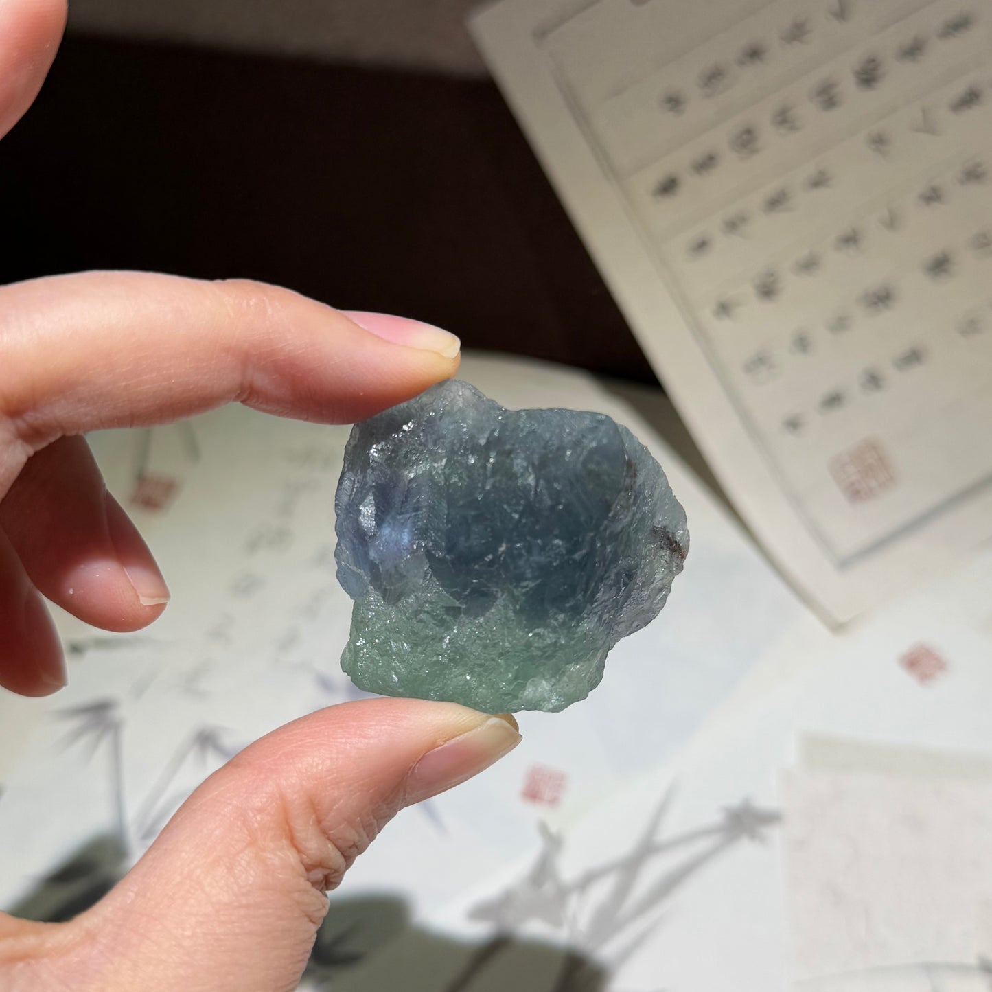Crystal raw stone diffuser stone aromatreatment stone powder white purple yellow green fluorite crystal home decoration