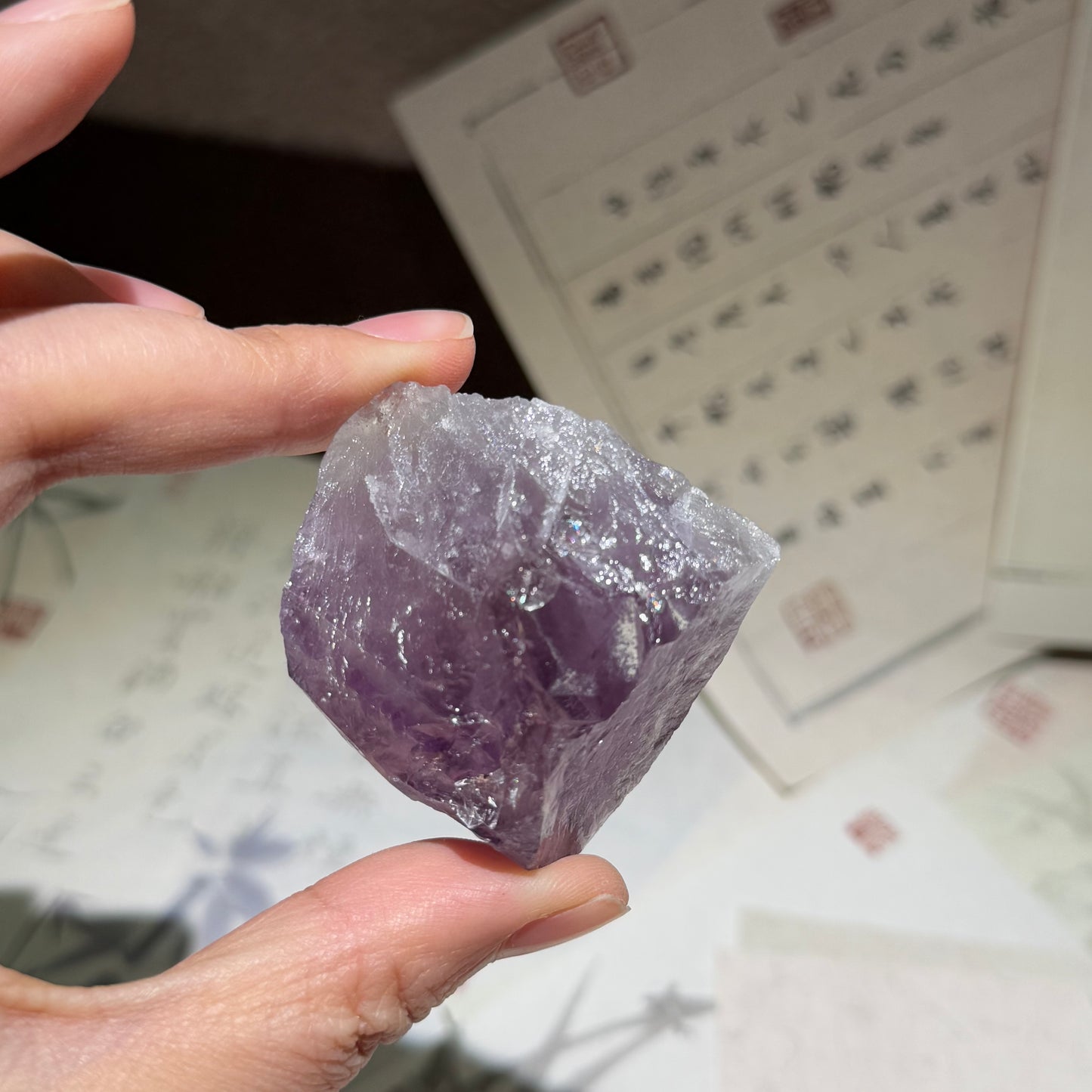 Crystal raw stone diffuser stone aromatreatment stone powder white purple yellow green fluorite crystal home decoration